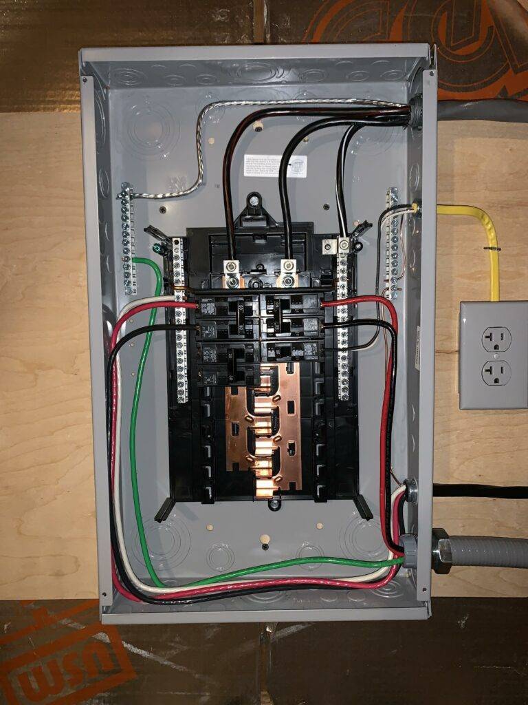 how to wire sub panel